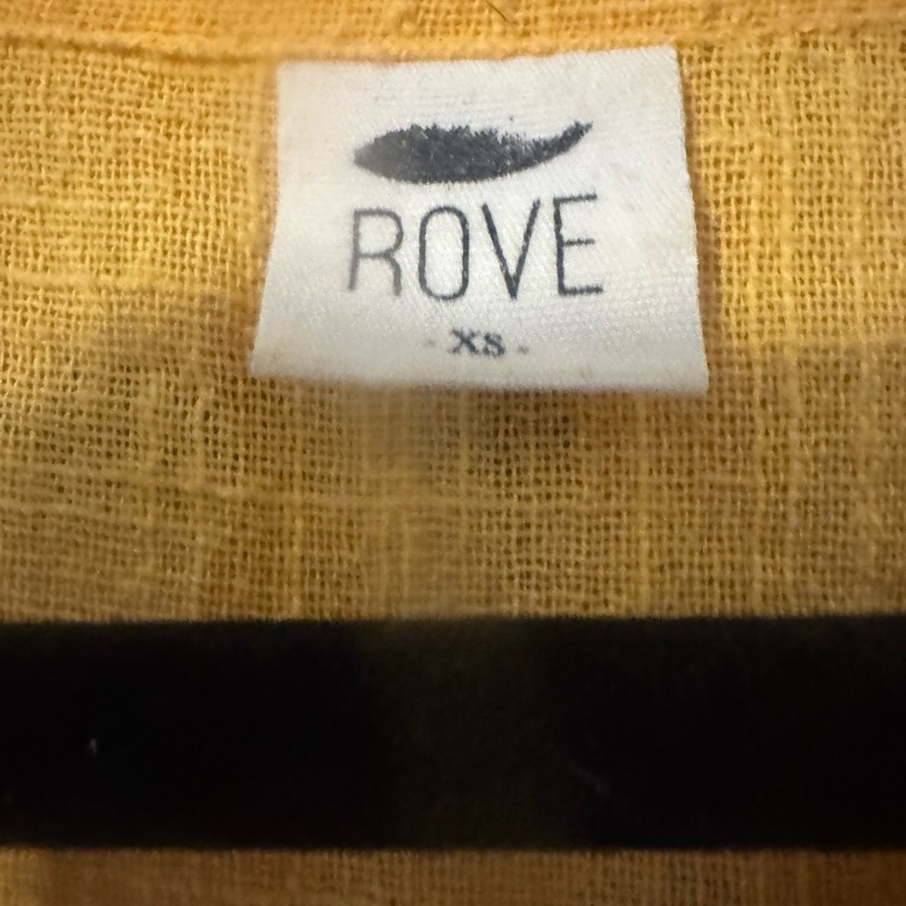 Rove Yellow Ruffled Dress - Picture 3 of 3